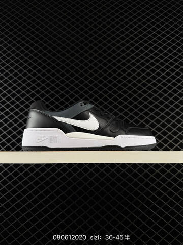 Nike Full Force Low Black White Dark Grey EU 36-45 Lifestyle - Unisex (BS-69912)