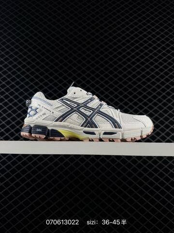ASICS GEL KAHANA 8 Cream Navy Peach Yellow EU 36-45 Trail Shoe Trail Running Sneakers Unisex BS-81772