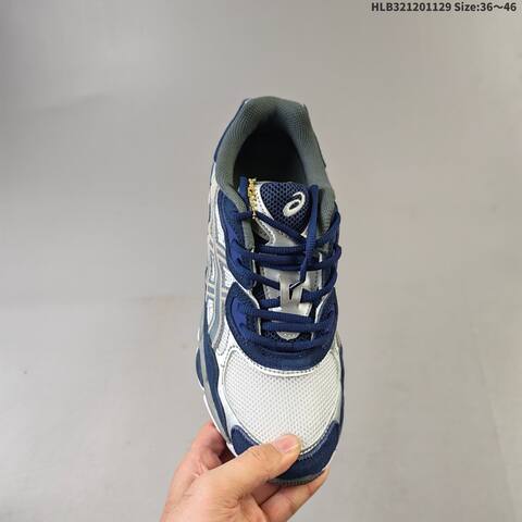 ASICS GEL-NYC White Navy Silver Grey EU 36-46 Running Shoe Running Sneakers - Unisex (BS-69210)