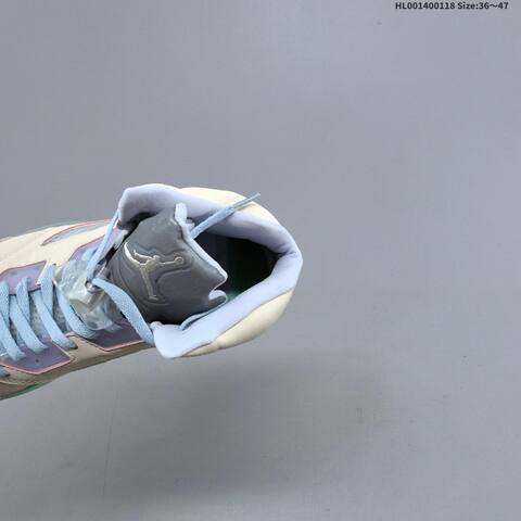 Jordan Air Jordan 5 Retro SE Easter Cream Lavender Light Blue Mint Green 36 47 Basketball - Unisex BS-66930