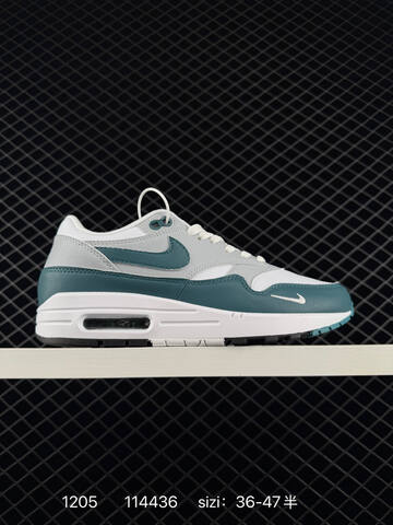 Nike Air Max 1 White Grey Teal Green EU 36-47 5 Lifestyle - Unisex (BS-80105)