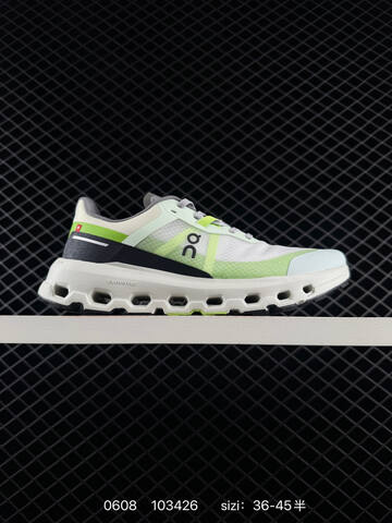 On Running Cloudvista 2 White Lime Black EU 36-45 Trail Shoe Trail Running Sneakers - Unisex BS-85187