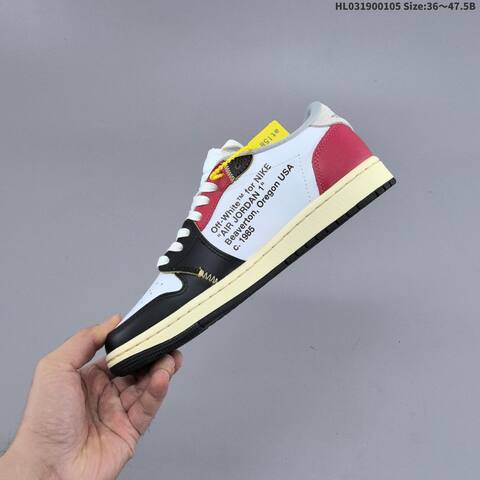 Jordan Air Jordan 1 Low x Travis Scott Reverse Mocha White Black Blue Red 36 47 5 Lifestyle - Unisex (BS-67108)
