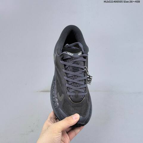 HOKA ONE ONE Mafate X Black Dark Grey Orange EU 36-45 Trail Shoe Trail Running Sneakers - Unisex (BS-69344)