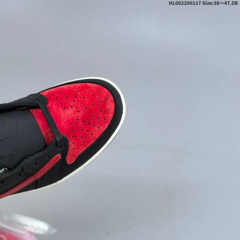 Jordan Air Jordan 1 Low Black Red White 36 47 5 Basketball - Unisex (BS-66949)