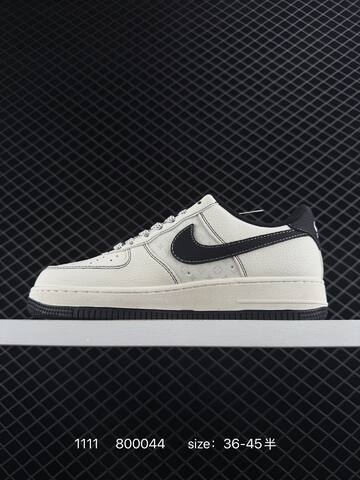 Nike Air Force 1 Low White Cream With Grey Accents EU 36-45 Casual - Unisex (BS-74258)