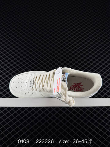 Nike Air Force 1 07 Low White Cream With Red Accents EU 36-45 Lifestyle - Unisex (BS-73303)