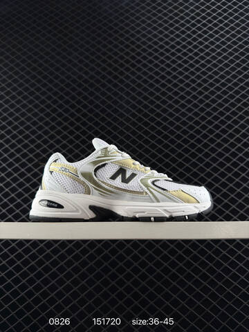 New Balance 530 White Gold Black EU 36-45 Sneaker - Unisex (BS-82915)