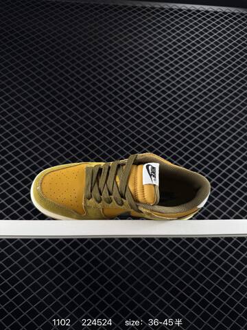 Nike Dunk SB Low Olive Green Mustard Yellow Black White Gum EU 36-45 5 Skate - Unisex (BS-74419)
