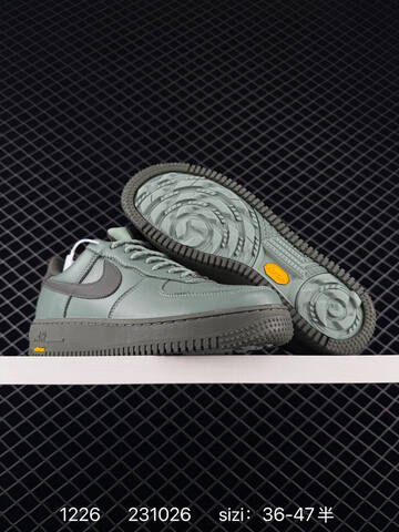 Nike Air Force 1 07 White And Olive Green Black EU 36-47 5 Casual - Unisex (BS-73464)