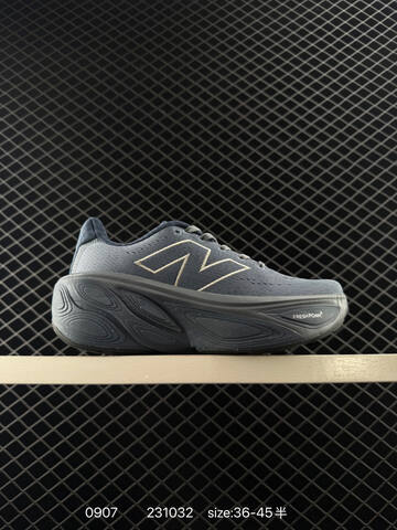 New Balance Fresh Foam X More V5 Black Off White Silver EU 36-45 Running Shoe - Unisex (BS-82862)