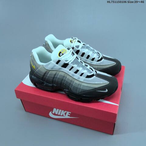 Nike Air Max 95 Dark Grey Black Orange Yellow EU 39-46 Running Shoe - Unisex BS-62179
