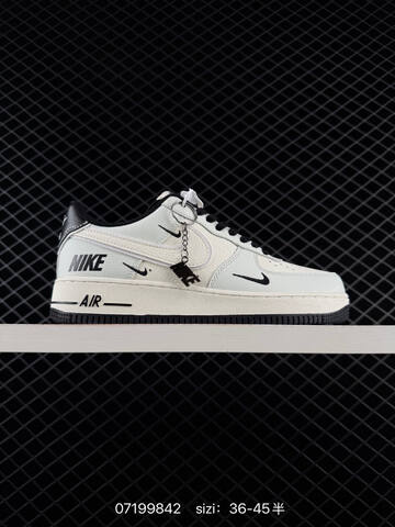 Nike Air Force 1 07 Low White Black Grey Red EU 36-45 Lifestyle - Unisex (BS-70168)