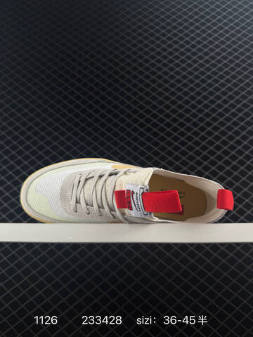 Nike Tom Sachs x Nike General Purpose Shoe Light Grey Off-white With Yellow Swoosh And Red Accents EU 36-45 5 Casual - Unisex (BS-77184)
