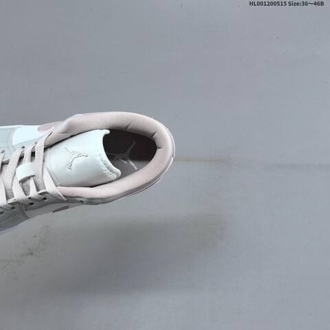 Jordan Air Jordan 1 Low White Pale Pink Light Grey 36 46 Casual - Unisex (BS-65970)