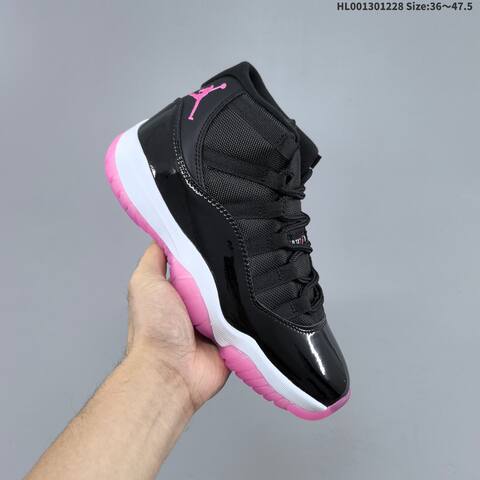 Jordan Air Jordan 11 Retro Black Pink White EU 36-47 5 Basketball - Unisex (BS-67223)