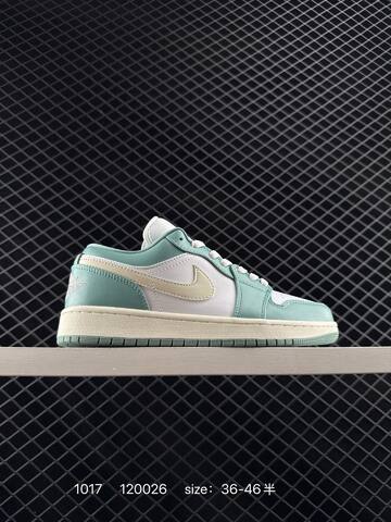 Jordan Air Jordan 1 Low Turquoise White Sail EU 36-46 Sneaker - Unisex (BS-80499)