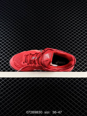 ASICS COURT FF3 NOVAK Red White Dark Red EU 36-47 Tennis Shoe Casual Sneakers - Unisex (BS-81677)