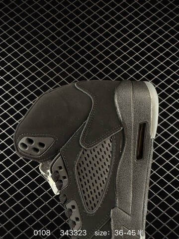 Jordan Air Jordan 5 Retro Black Grey EU 36-45 Basketball Shoe - Unisex BS-79888