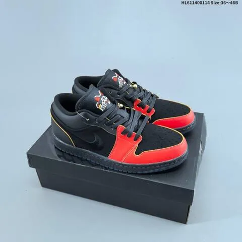 Jordan Air Jordan 1 Low Shattered Backboard Brown-white-burgundy EU 36-46 Casual - Unisex BS-66970