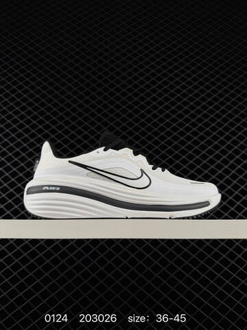 Nike Air Zoom Winflo 12 White Black Gray With Yellow-pink-blue Accents 36-45 Running - Unisex (BS-72976)