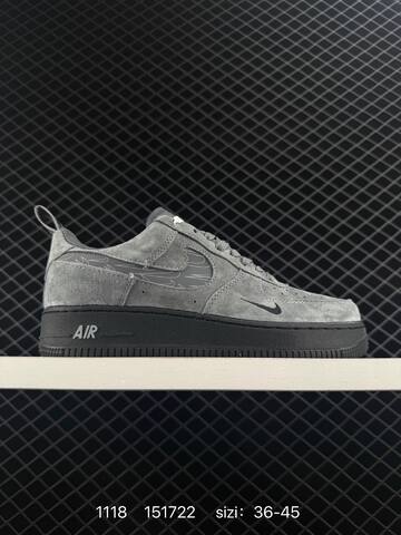 Nike Air Force 1 07 Grey Black EU 36-45 Lifestyle - Unisex (BS-74145)