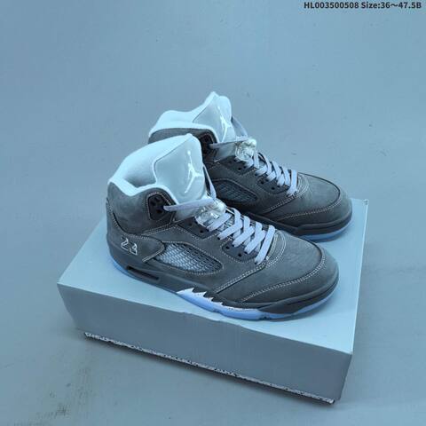 Jordan Air Jordan 5 Retro Wolf Grey EU 36-47 5 Basketball - Unisex (BS-66018)