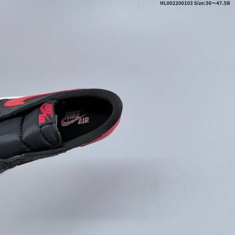 Nike Air Jordan 1 Low OG Black Red White 36 47 5 Basketball - Unisex BS-67138