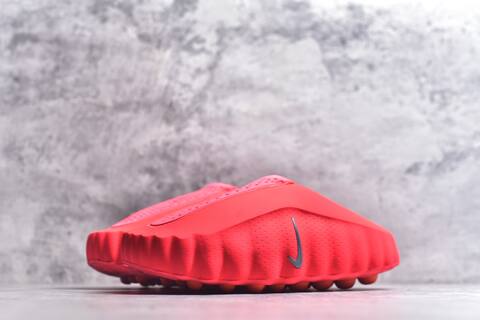 Nike Mind 001 Bright Red Orange Black Silver Slides (BS-59836)