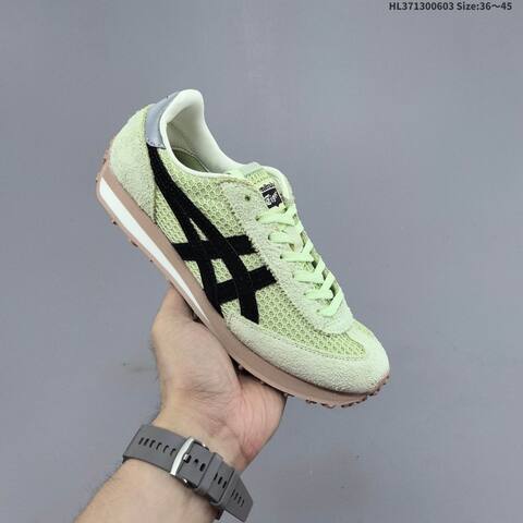 Onitsuka Tiger EDR 78 Lime Green Black Beige EU 36-45 Running Shoe Running Sneakers - Unisex BS-68771