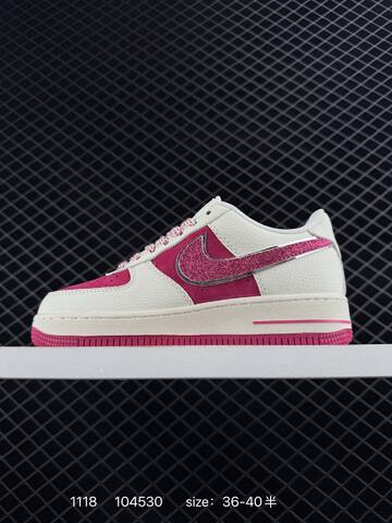 Nike Air Force 1 07 LV8 White Purple EU 36-45 5 Lifestyle - Unisex (BS-74144)