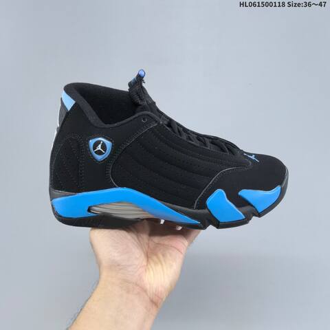 Jordan Air Jordan 14 Retro Black White Red EU 36-47 Basketball - Unisex (BS-66927)