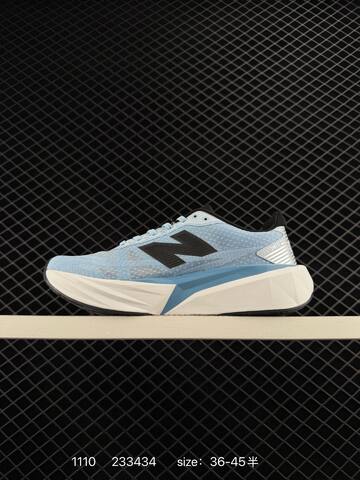 New Balance FuelCell Rebel Light Blue White Black Silver EU 36-45 Running Shoe - Unisex (BS-82605)