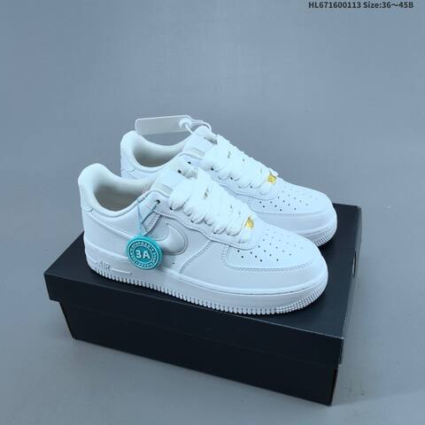 Nike Air Force 1 07 LV8 Black White Gum Light Blue EU 36-45 Sneaker - Unisex BS-62009