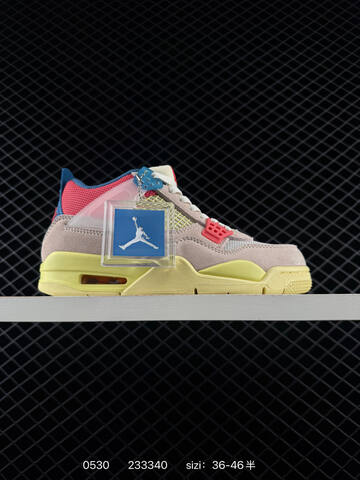 KAWS x Air Jordan 4 Retro Kaws Black AIR JORDAN 4 Aj4 Lifestyle (BS-79198)