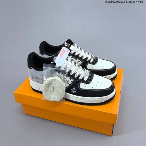 Nike Air Force 1 07 LV8 Off White Red Black Gold EU 36-45 Sneaker - Unisex BS-62019