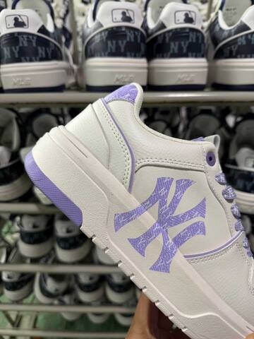MLB Chunky Liner 3 ASXM046 White Purple Sneaker Casual