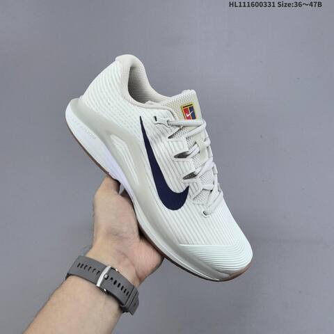 Nike Zoom Vapor 12 HC PRM Light Bone Navy Blue White Gum Brown EU 36-47 Tennis Shoe - Unisex BS-61002