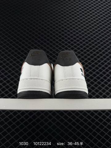 Nike Air Force 1 07 White Black Brown EU 36-45 Lifestyle - Unisex (BS-74463)