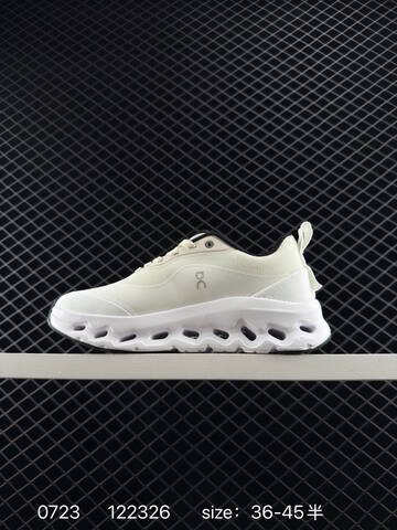 On Cloud Cloudtec Cream White Black EU 36-45 Running Shoe Running Sneakers Unisex BS-85521