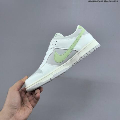 Nike SB Dunk Low White Light Grey Pink Burgundy EU 36-45 Skate Shoe - Unisex (BS-60975)