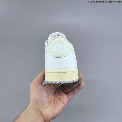 Jordan Air Jordan 1 Low OG Triple White EU 36-46 Lifestyle - Unisex (BS-67081)