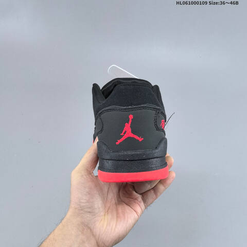 Jordan Flight Court Black Red 36 46B Basketball - Women's (BS-67038)
