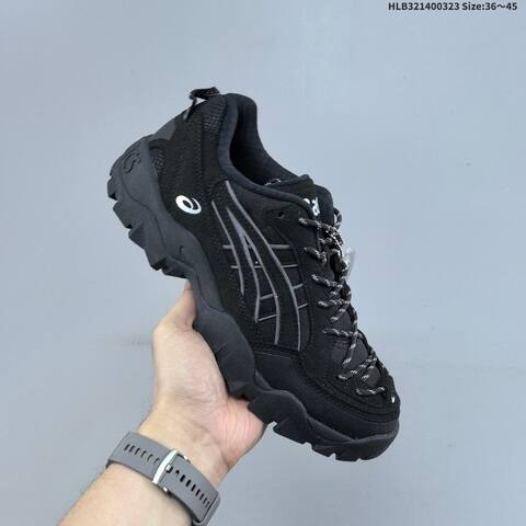 ASICS Gel-Pickax Black Dark Gray EU 36-45 Trail Shoe Trail Running Sneakers - Unisex (BS-68978)