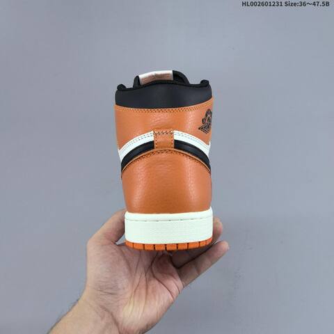 Jordan Air Jordan 1 High OG Shattered Backboard Black Orange White EU 36-47 5 Basketball - Unisex (BS-67166)