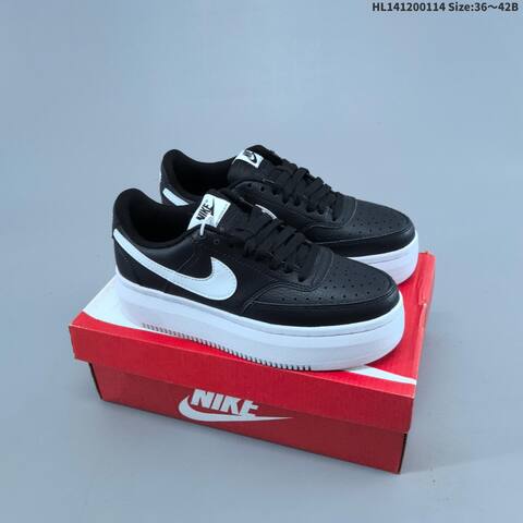 Nike Court Vision Alta LTR Light Pink White Black White EU 36 42 Skate Shoe EU 36-42 - Unisex BS-61998