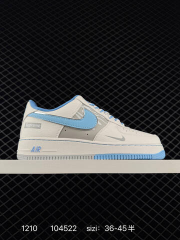 Nike Air Force 1 Low White Blue EU 36-45 Lifestyle - Unisex (BS-73788)