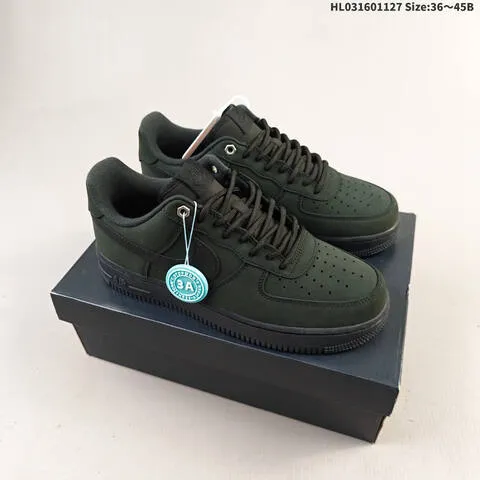 Nike Air Force 1 07 black dark green EU 36-45 sneaker