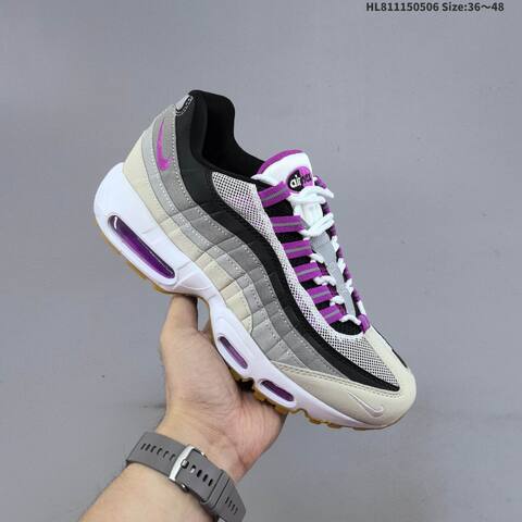 Nike Air Max 95 TT HF7545-100 White Grey Black Purple Beige EU 36-48 Running Shoe - Unisex BS-60474