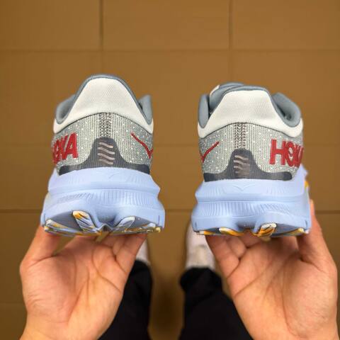 HOKA Kawana White Light Blue Yellow Red Grey Running Shoe Running Sneakers (BS-86922)